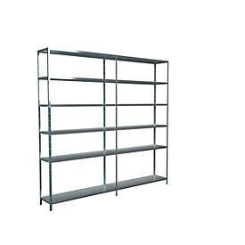 Steckregal, H 2300 x T 350 mm, verzinkt