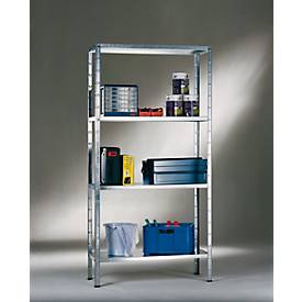 Steckregal, H 2300 x T 350 mm, verzinkt