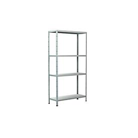 Steckregal im Baukastensystem, Grundregal, 800 x 300 x 1500 mm, weiß