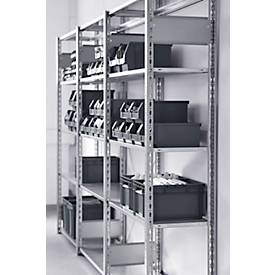 Steckregal MULTIplus150 Express, 5 Fachböden, Tragkraft 150 kg/Boden, Feldlast 1300 kg, B 1000 x H 2000 mm, diverse Tiefen