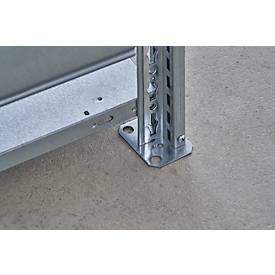 Steckregal MULTIplus150 Express, 5 Fachböden, Tragkraft 150 kg/Boden, Feldlast 1300 kg, B 1000 x T 300 x H 2000 mm, Stahl