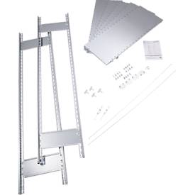 Steckregal MULTIplus150 Express, 5 Fachböden, Tragkraft 150 kg/Boden, Feldlast 1300 kg, B 1000 x T 300 x H 2000 mm, Stahl