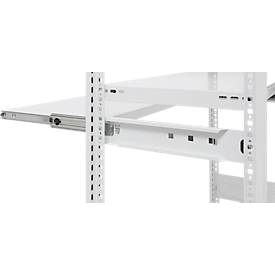 Steckregal ORDO Home, Grundregal, 3 Fachböden, multifunktional, mobil, B 1060 x T 435 x H 1750 mm, verkehrsweiß RAL 9016