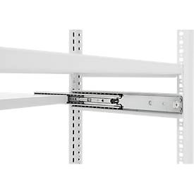 Steckregal ORDO Home, Grundregal, 3 Fachböden, multifunktional, mobil, B 1060 x T 435 x H 1750 mm, verkehrsweiß RAL 9016