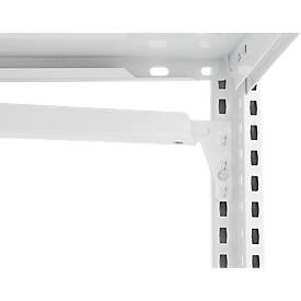 Steckregal ORDO Home, Grundregal, 3 Fachböden, multifunktional, mobil, B 1060 x T 435 x H 1750 mm, verkehrsweiß RAL 9016