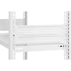 Steckregal ORDO Home, Grundregal, 3 Fachböden, multifunktional, mobil, B 1060 x T 435 x H 1750 mm, verkehrsweiß RAL 9016