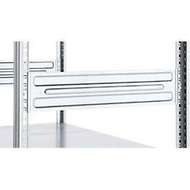 Steckregal ORDO Industry, Grundregal, modular, 5 Fachböden, Fachlast 140 kg, Feldlast 1200 kg, B 1060 x T 635 x H 2000 mm, Stahl verzinkt