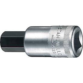 Steckschlüsseleinsatz 54 1/2 Zoll Innen-6-kant SW 7mm L.60mm STAHLWILLE