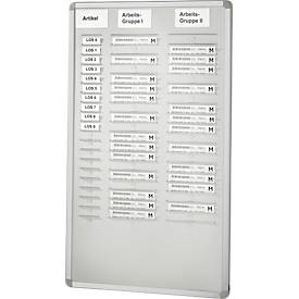 Stecktafel für DIN-A5-Belege, 4-reihig