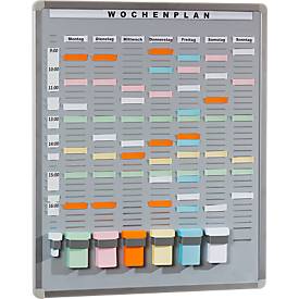 Stecktafel T-Card System inkl. Zubehör, 605 x 652 mm