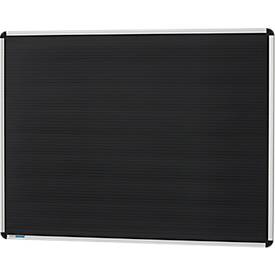 Stecktafel Ultradex Planrecord, Wandmontage, 61 waagerechte Schienen, B 1020 x T 22 x H 770 mm, schwarz