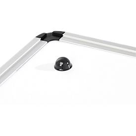 Stecktafel Ultradex Planrecord, Wandmontage, 61 waagerechte Schienen, B 1020 x T 22 x H 770 mm, schwarz