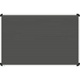 Stecktafel Ultradex Planrecord, Wandmontage, 61 waagerechte Schienen, B 1250 x T 22 x H 770 mm, schwarz