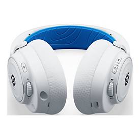 SteelSeries Arctis Nova 7P - Headset - ohrumschließend - Bluetooth / 2,4 GHz Funkfrequenz - kabellos - weiß