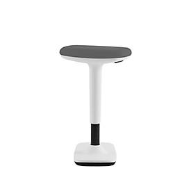 Steh-/ Sitzhocker Nowy Styl Timmi, Polyurethanschaum-Polster, Anti-Rutsch, Höhenverstellung, H 515-745 mm, weiß/anthrazit