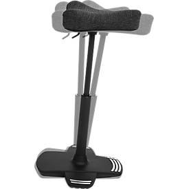 Stehhilfe Topstar Sitness Falcon, beweglich zu allen Seiten, sitzhöhenverstellbar, schwarz