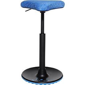 Stehhilfe Topstar Sitness H1, höhenverstellbar, um 360 ° drehbar, dynamisches Sitzen & Stehen, blau/blau