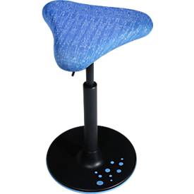 Stehhilfe Topstar Sitness H1, höhenverstellbar, um 360 ° drehbar, dynamisches Sitzen & Stehen, blau/blau