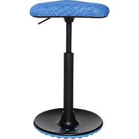 Stehhilfe Topstar Sitness H1, höhenverstellbar, um 360 ° drehbar, dynamisches Sitzen & Stehen, blau/blau
