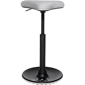 Stehhilfe Topstar Sitness H1, höhenverstellbar, um 360 ° drehbar, dynamisches Sitzen & Stehen, grau/grau