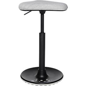 Stehhilfe Topstar Sitness H1, höhenverstellbar, um 360 ° drehbar, dynamisches Sitzen & Stehen, grau/grau