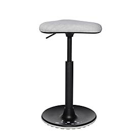 Stehhilfe Topstar Sitness H1, höhenverstellbar, um 360 ° drehbar, dynamisches Sitzen & Stehen, grau/grau