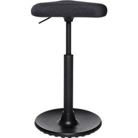Stehhilfe Topstar Sitness H1, höhenverstellbar, um 360 ° drehbar, dynamisches Sitzen & Stehen, schwarz/schwarz