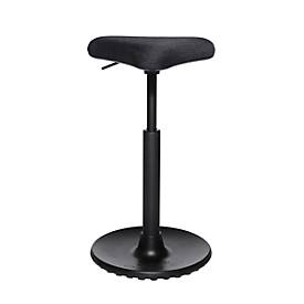 Stehhilfe Topstar Sitness H1, höhenverstellbar, um 360 ° drehbar, dynamisches Sitzen & Stehen, schwarz/schwarz