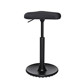 Stehhilfe Topstar Sitness H1, höhenverstellbar, um 360 ° drehbar, dynamisches Sitzen & Stehen, schwarz/schwarz