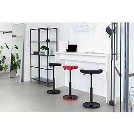 Stehhilfe Topstar Sitness H1, höhenverstellbar, um 360 ° drehbar, dynamisches Sitzen & Stehen, schwarz/schwarz