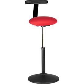 Stehhocker ROVO SOLO, div. Varianten, Sitzhöhe 630-855 mm, Kunstleder oder Polyamid