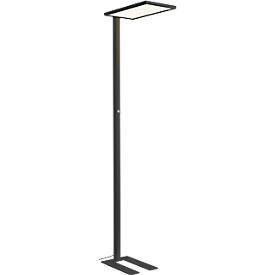Stehleuchte Worklight EASY FL 940, LED 60 W, dimmbar, 4000 K, 7150 lm, direkt/indirekt, H 1950 mm, Kopf 570 x 280 mm, Stahlfuß, schwarz