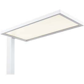 Stehleuchte Worklight EASY FL 940, LED 60 W, dimmbar, 4000 K, 7150 lm, direkt/indirekt, H 1950 mm, Kopf 570 x 280 mm, Stahlfuß, weiß 