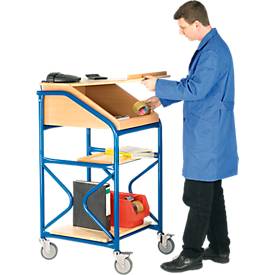 Stehpult mit 2 Böden, 1300 x 620 x 670 mm