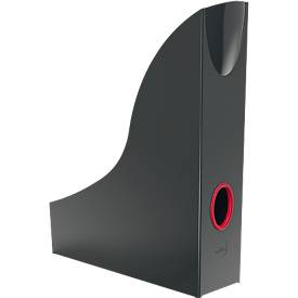 Stehsammler Durable Varicolor, DIN A4, Grifflöcher in verschiedenen Farben, anthrazit, 5 Stück