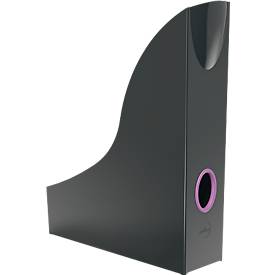Stehsammler Durable Varicolor, DIN A4, Grifflöcher in verschiedenen Farben, anthrazit, 5 Stück