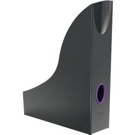 Stehsammler Durable Varicolor, DIN A4, Grifflöcher in verschiedenen Farben, anthrazit, 5 Stück
