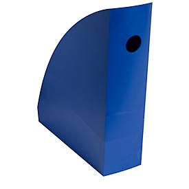 Stehsammler Exacompta BEE BLUE Pen Cube, für Dokumente im Format A4+, mit Griffloch, Kunststoff, marineblau, 6 Stück