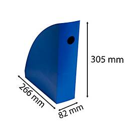 Stehsammler Exacompta BEE BLUE Pen Cube, für Dokumente im Format A4+, mit Griffloch, Kunststoff, marineblau, 6 Stück