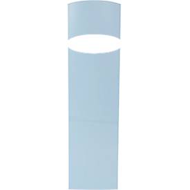 Stehsammler Exacompta MAG-CUBE Aquarel, für Dokumente im Format A4+, mit Griffloch, Kunststoff, pastellblau, 6 Stück