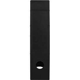 Stehsammler Helit The Green Bridge, für Format A4-C4, Rückenbreite 78 mm, Recyclingkunststoff, schwarz, 4 Stück