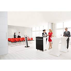 Stehtisch-Husse, ø 800/850 mm, champagner-ecru