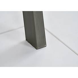Stehtisch Meeting Point, rechteckig, A-Fuß-Gestell, B 1750 x T 680 x H 1042 mm, Asteiche/anthrazit