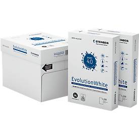 Recyclingpapier EvolutionWhite, A4, 80 g/m², 100er Weiße, 2.500/5.000 Blatt