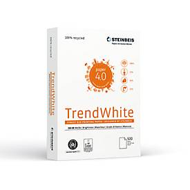 Recylingpapier TrendWhite, A4, 80 g/m², 80er Weiße, 2.500/5.000 Blatt