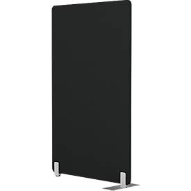 Stellwand Modus mit Standfuß, 25 mm stark, B 1000 x H 1600 mm, schwarz