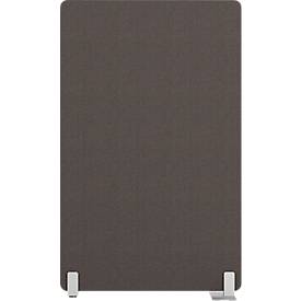 Stellwand Modus mit Standfuß, 25 mm stark, B 800 x H 1400 mm, dunkelgrau