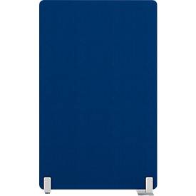Stellwand Modus mit Standfuß, 25 mm stark, B 800 x H 1800 mm, dunkelblau