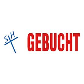 Stempel trodat® Eco-Printy Office mit Text GEBUCHT