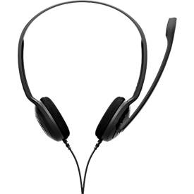 Stereo-Headset EPOS EDU 10, binaural, schnurgebunden, 3,5 mm Klinkenstecker, Geräuschunterdrückung, Plug-and-Play, 10 Stück, schwarz